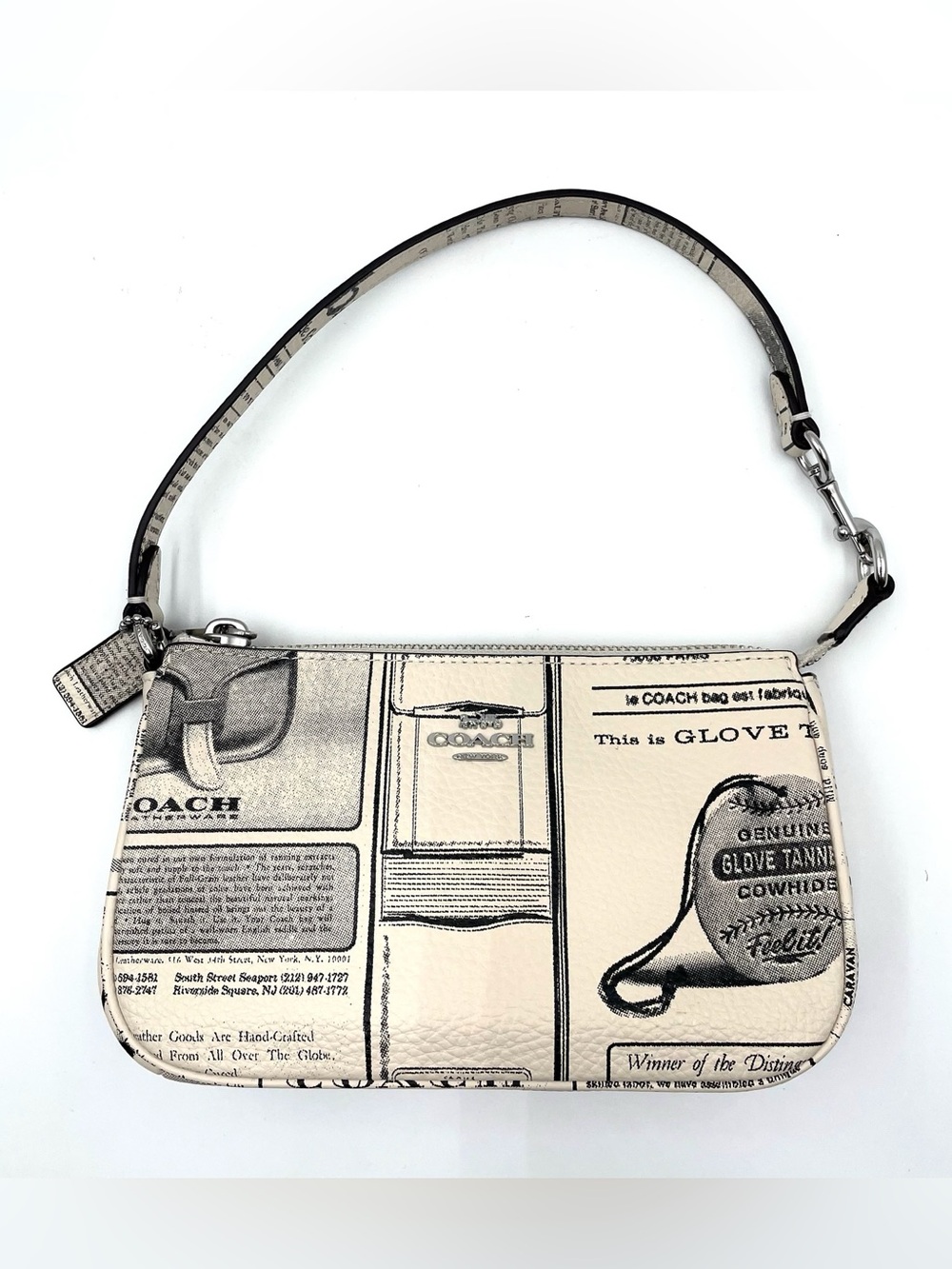 Coach Nolita 19 Newapaper Print Mini Bag